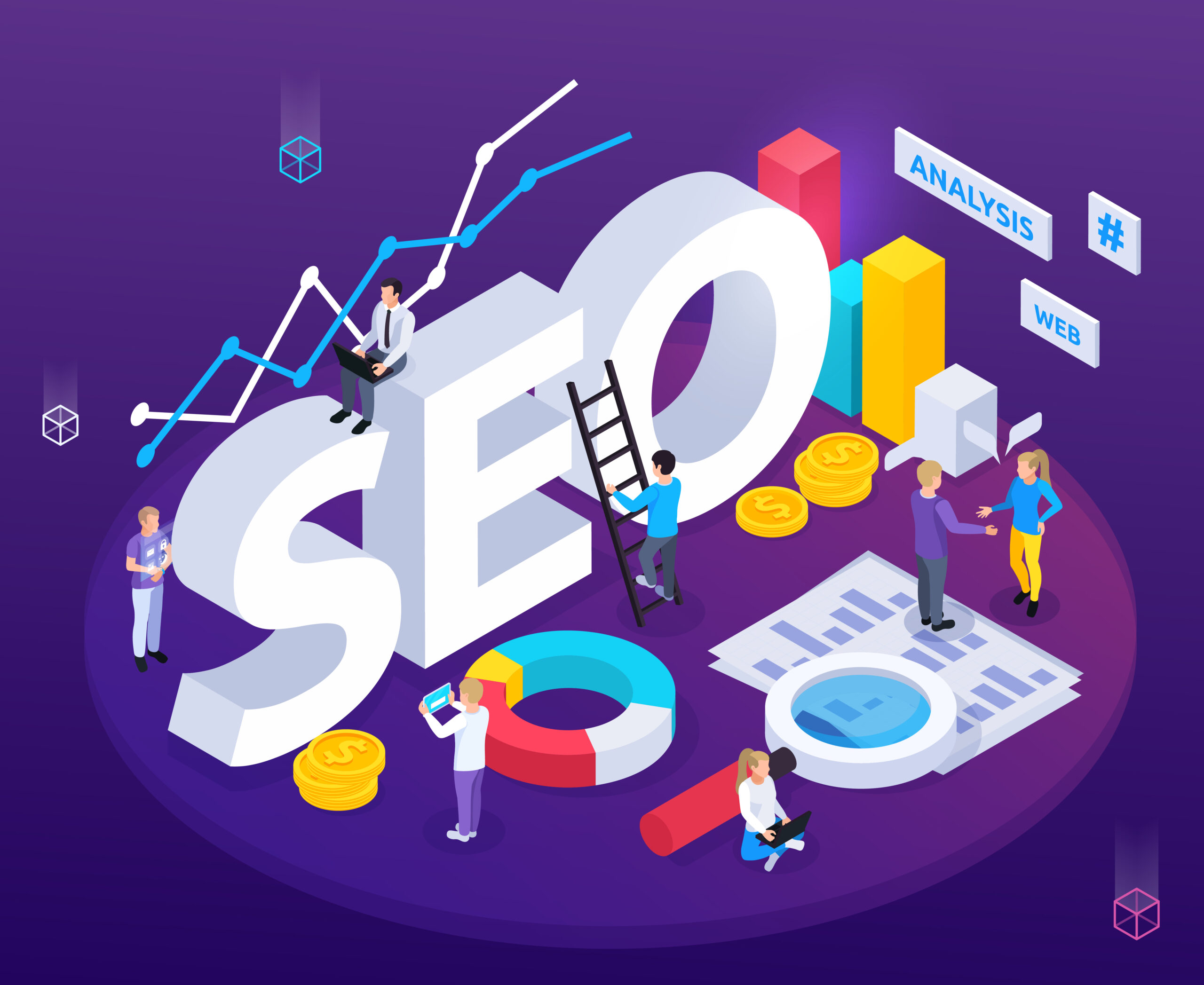 SEO analysis isometric composition with web optimization symbols vector illustration SSUCv3H4sIAAAAAAACA3WRTU/DMAyG/0rkc8VA3HqfkJAQE+M2cXBT01lL4ypOO8rU/46zD2kXbv54Y79+coIGlT3UJ+AQRs0JM0uE+qkCajlLYgxQPy4VaMY8KqlpLfOYqbPuOb8N2Z1KHWrYchd1tZ37RoKCvR0bq76xegoBI8mosFQ39Sf5fZQg3fyf9KsC7Cj6uSy37YkC4dnLzlqHY6bUX41N3JJcQhxbLiFM4tF81M/FuB0pfal2CYc9+8QTpZK3pD4V8+t3hxHDrKyOVXrKib3z0g+iXPC4I+e9O1LjZMjc8+8ZmtPLvW4ib+DcPdAHtzaa2ARy683Wxrfug2JLporudfPiviX1BqOC/FOQQHVlc5mlKy/R05BHDKt8j0sO9lfLsvwBbD4VockBAAA=